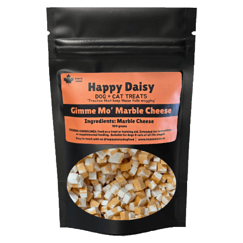 Freeze Dried Marble Cheese Bites - Happy Daisy - PetToba - Happy Daisy