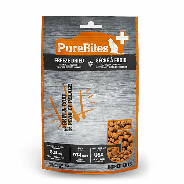 Freeze Dried Skin & Coat - Cat Treats - PureBites - PetToba - PureBites