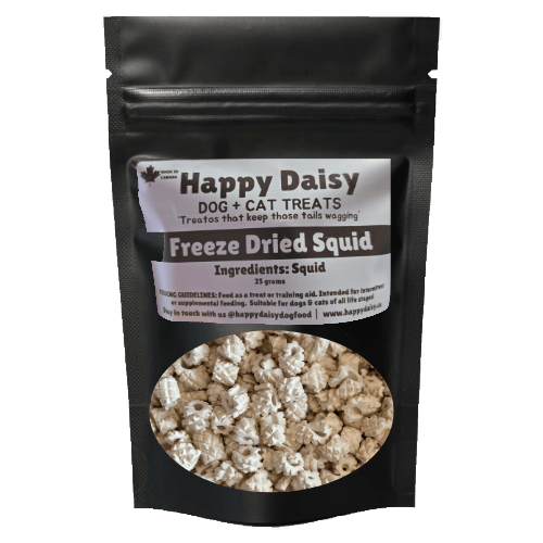 Freeze Dried Squid Bites - Happy Daisy - PetToba - Happy Daisy