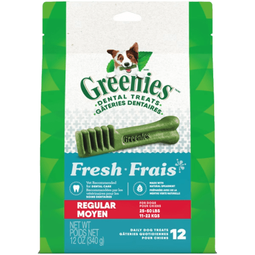 Fresh Regular Dog Dental Treats 12CT | 12OZ - Greenies - PetToba - Greenies