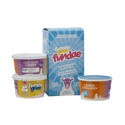 Frozen Goat Fundae - Frozen Raw Dog Treats - Big Country Raw - PetToba - Big Country Raw
