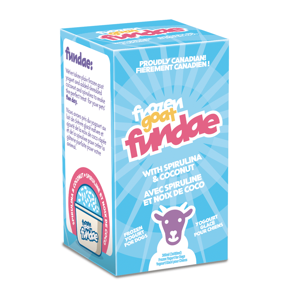 Frozen Goat Fundae - Frozen Raw Dog Treats - Big Country Raw - PetToba - Big Country Raw
