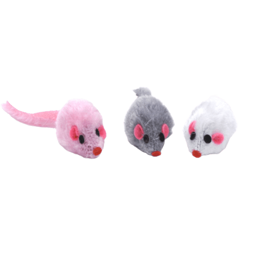 Furry Mice - Cat Toy - Coastal - PetToba - Coastal