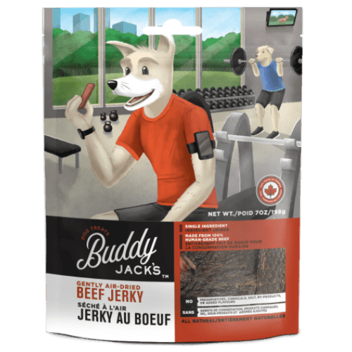 GF Beef Jerky Dog Treats - Buddy Jacks - PetToba - Buddy Jacks