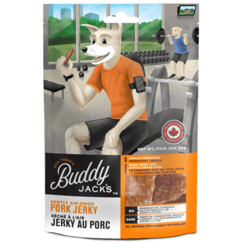 GF Pork Jerky Dog Treats - Buddy Jacks - PetToba - Buddy Jacks