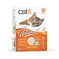 Go Natural! Pea Husk Vanilla Clumping Litter - Cat Litter - Catit - PetToba - Catit