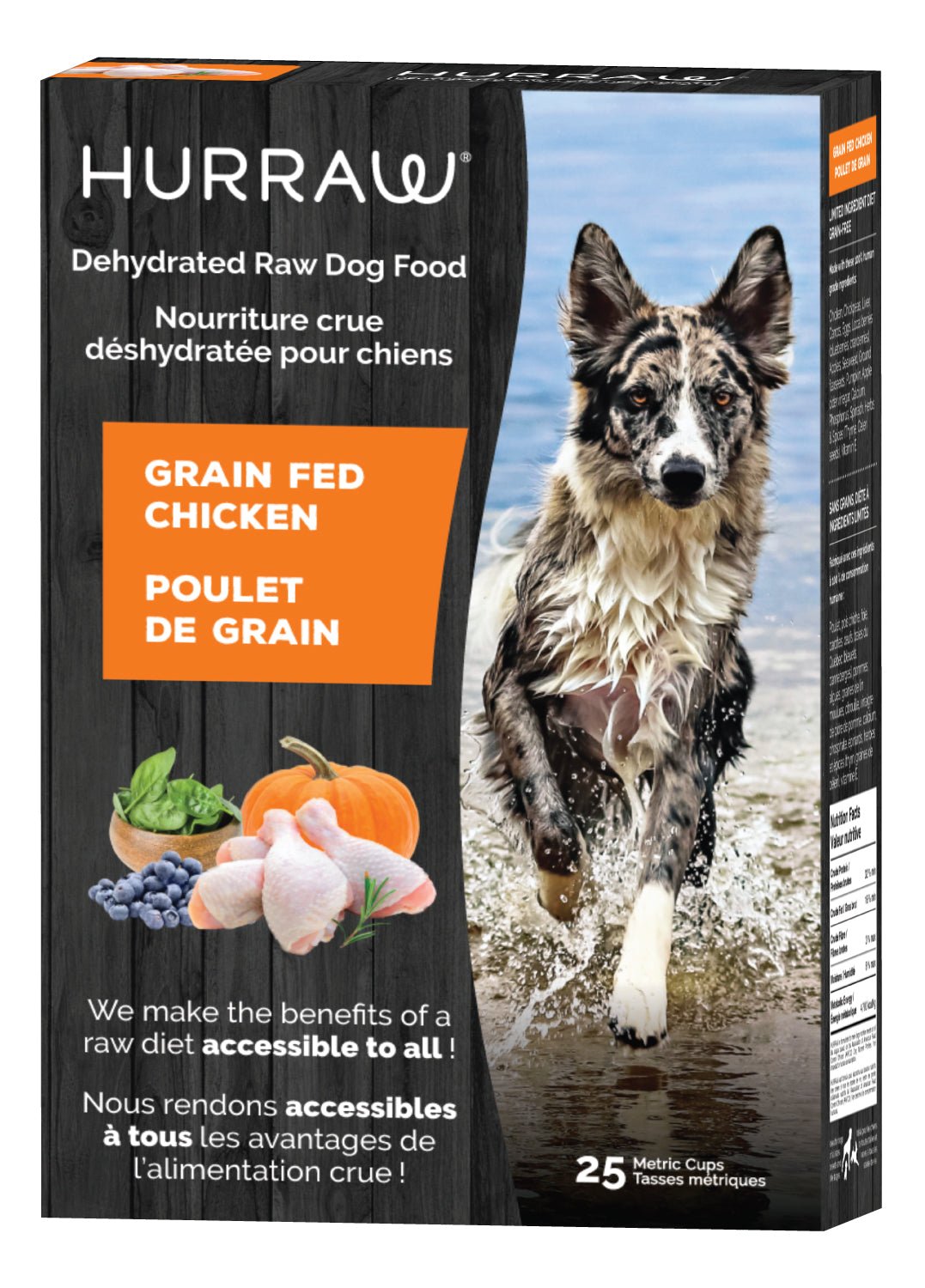 Grain Fed Chicken - Dehydrated Raw Dog Food - Hurraw - PetToba - Hurraw