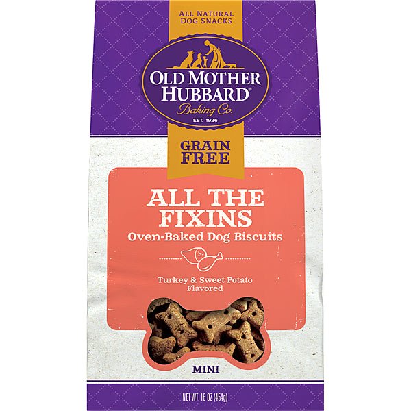 Grain Free All The Fixins' Mini - Dog Treats - Old Mother Hubbard - PetToba-Old Mother Hubbard