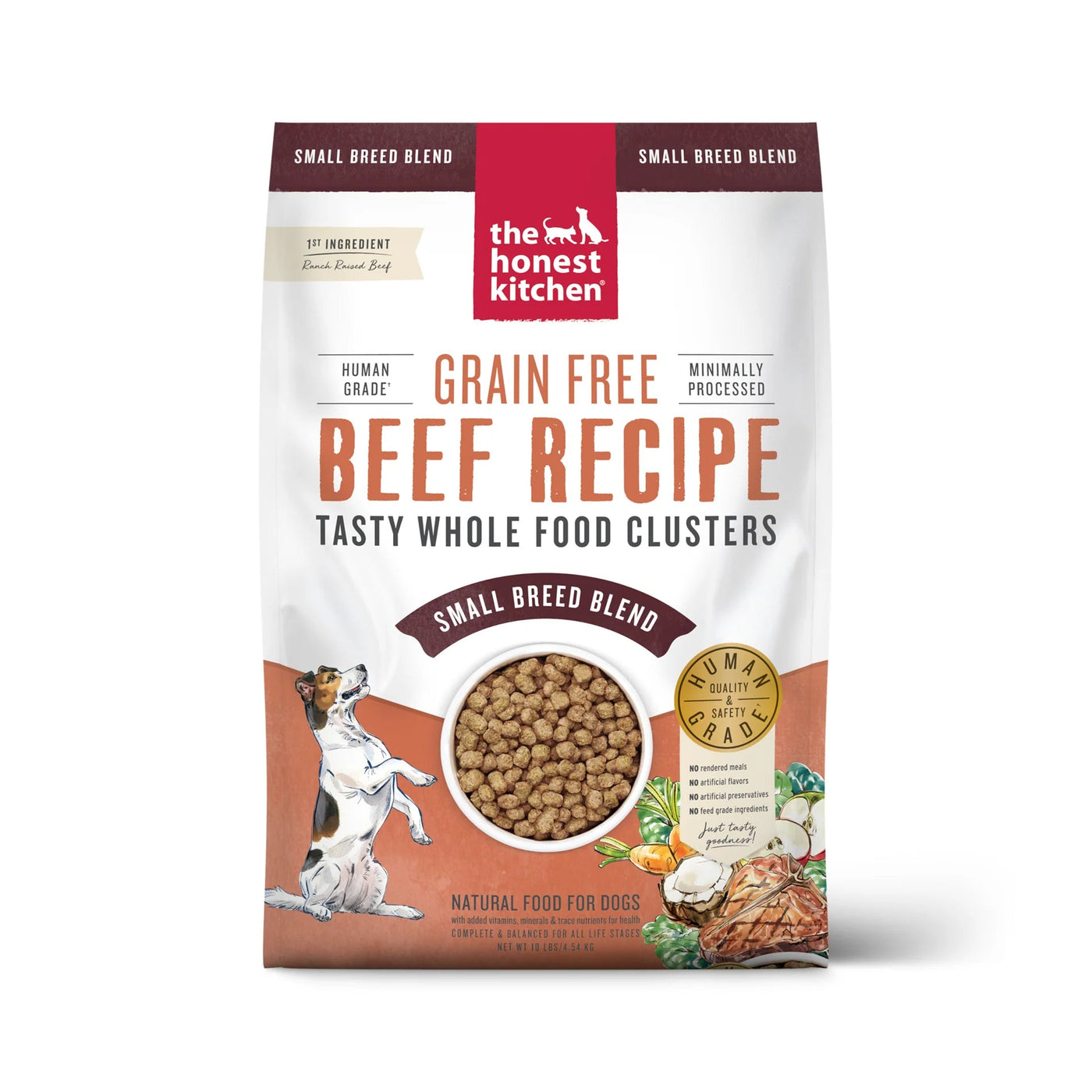 Grain Free Beef Clusters For Small Breeds - Dry Dog Food - The Honest Kitchen - PetToba - The Honest Kitchen