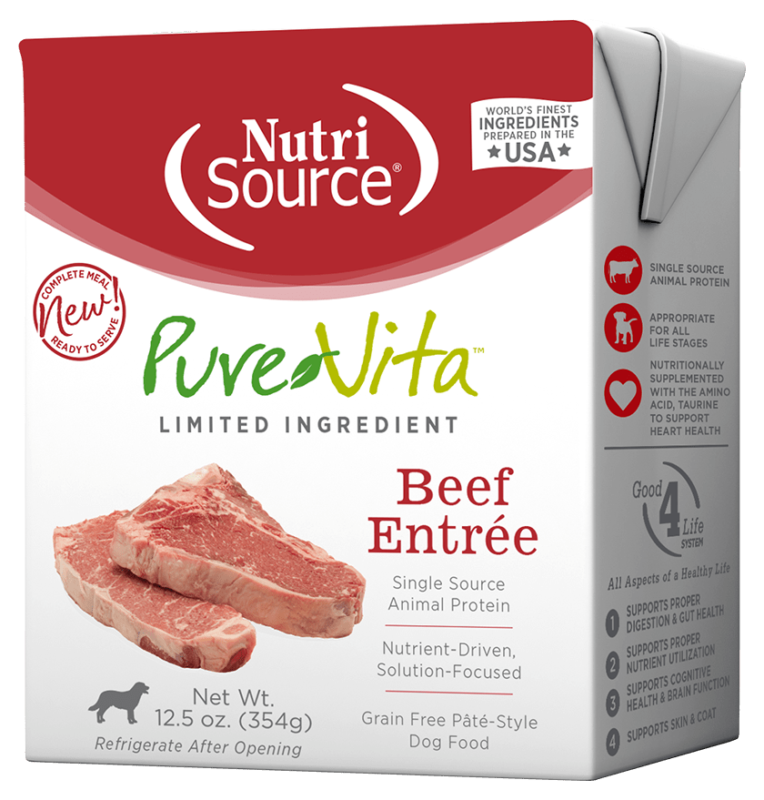 Grain Free Beef Entrée - Wet Dog Food - NutriSource - PetToba-NutriSource