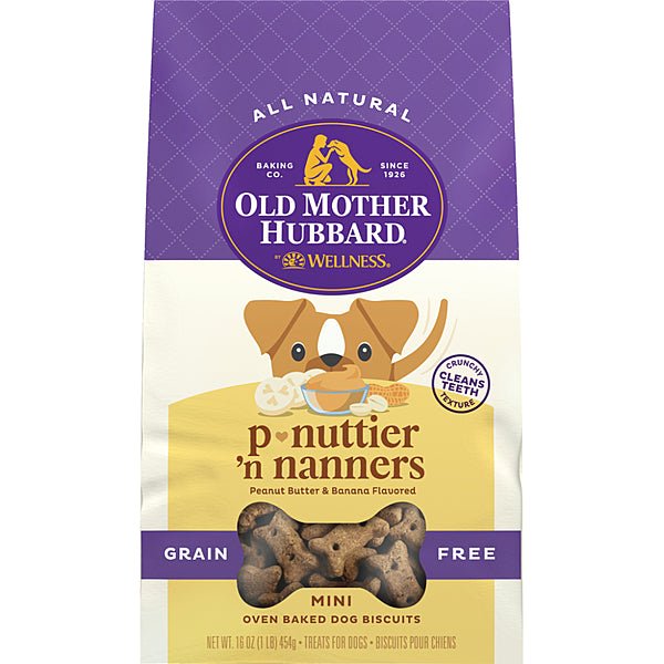 Grain Free P-Nuttier 'N Nanners Mini - Dog Treats - Old Mother Hubbard - PetToba-Old Mother Hubbard