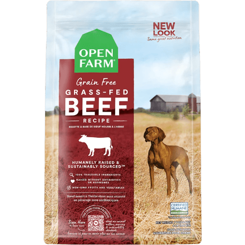 Grass - Fed Beef Grain - Free - Dry Dog Food - Open Farm - PetToba - Open Farm