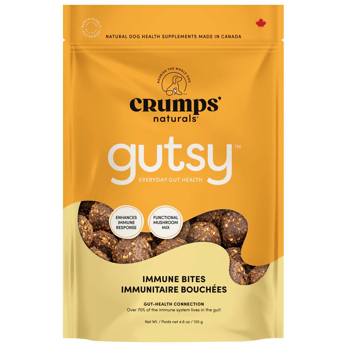 Gutsy Immune Bites - Dog Treats - Crumps' Naturals - PetToba - Crumps' Naturals