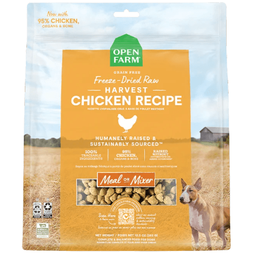 Harvest Chicken - Freeze - Dried Raw Dog Food - Open Farm - PetToba - Open Farm