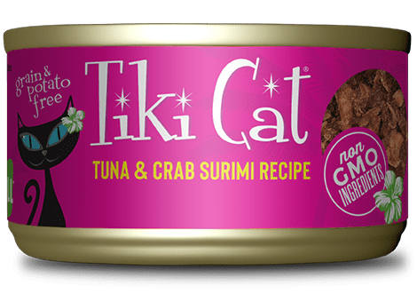 Hawaiian Grill GF Lanai Tuna Crab Surimi (2.8 | 6.0 oz) Wet Cat food - Tiki Cat - PetToba - Tiki Cat