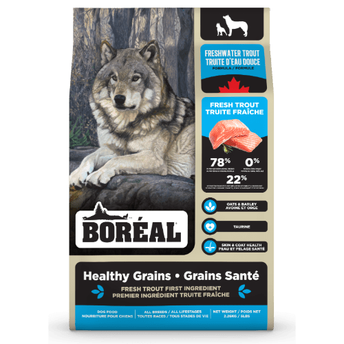 Healthy Grains Freshwater Trout - Dry Dog Food - BORÉAL - PetToba - Boreal