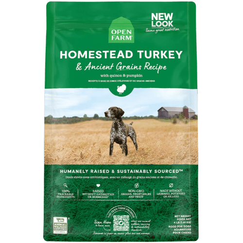 Homestead Turkey & Ancient Grains - Dry Dog Food - Open Farm - PetToba - Open Farm