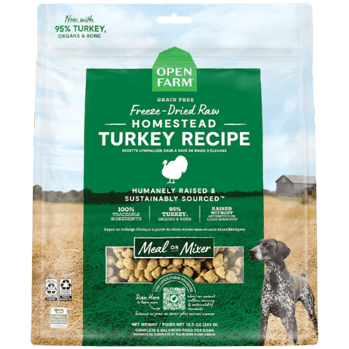 Homestead Turkey - Freeze - Dried Raw Dog Food - Open Farm - PetToba - Open Farm