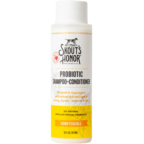 HoneySuckle Probiotic Dog/Cat Shampoo & Conditioner (2 - In - 1) - Skout's Honor - PetToba - Skout's Honor