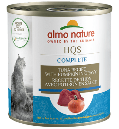 HQS Complete Tuna Recipe With Pumpkin In Gravy - Wet Cat Food - almo nature - PetToba - Almo Nature