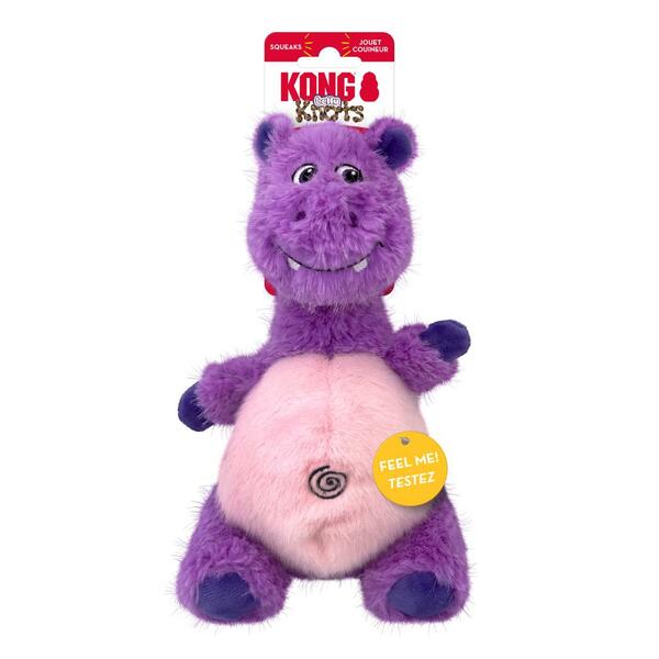 Knots Belly Hippo - Dog Toys - KONG