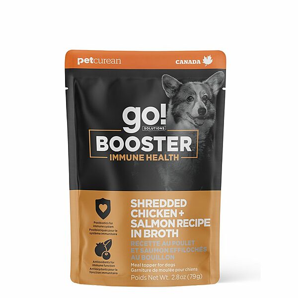 Immune Shredded Booster Chicken + Salmon in Broth - Wet Dog Food - Go! Solutions - PetToba - Go! Solutions