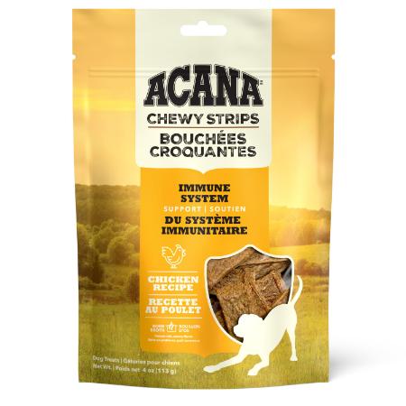 Immune System Chewy Strips With Chicken - Dog Treats - Acana - PetToba - ACANA