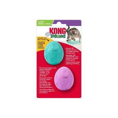 Infused Catnip Egg 2PK - Cat Toys - KONG - PetToba - KONG