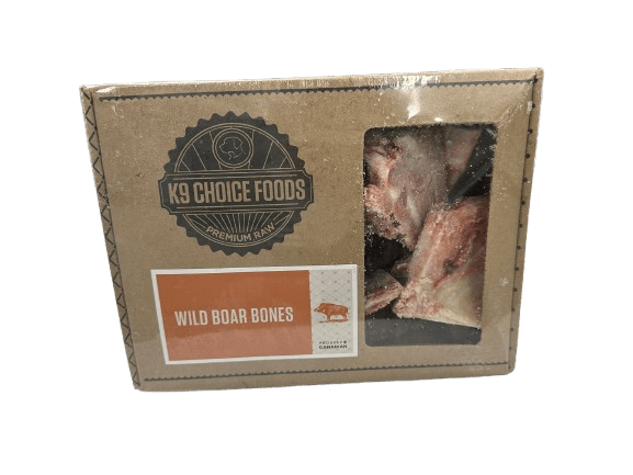 K9 Choice - Assorted Wild Boar Bones, Frozen Dog Chew - PetToba - K9 Choice Foods