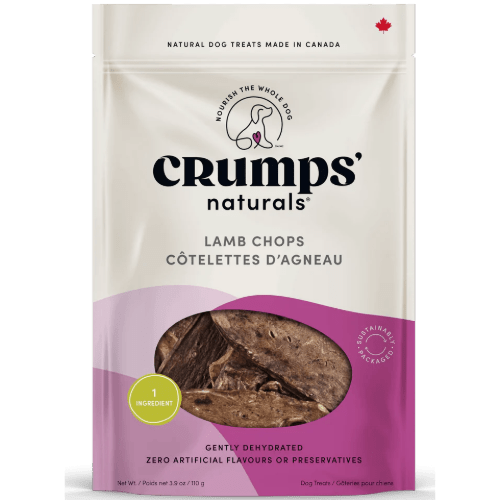 Lamb Chops Dog Treats 110gm - Crumps' Naturals - PetToba - Crumps' Naturals