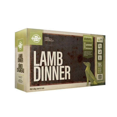 Lamb Dinner Carton - Frozen Raw Dog Food - Big Country Raw - PetToba - Big Country Raw