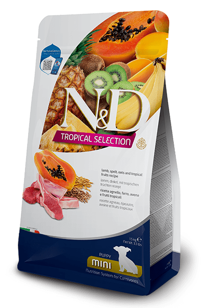 Lamb, Spelt, Oats And Tropical Fruits Puppy Mini - Dry Dog Food - Farmina - PetToba-Farmina