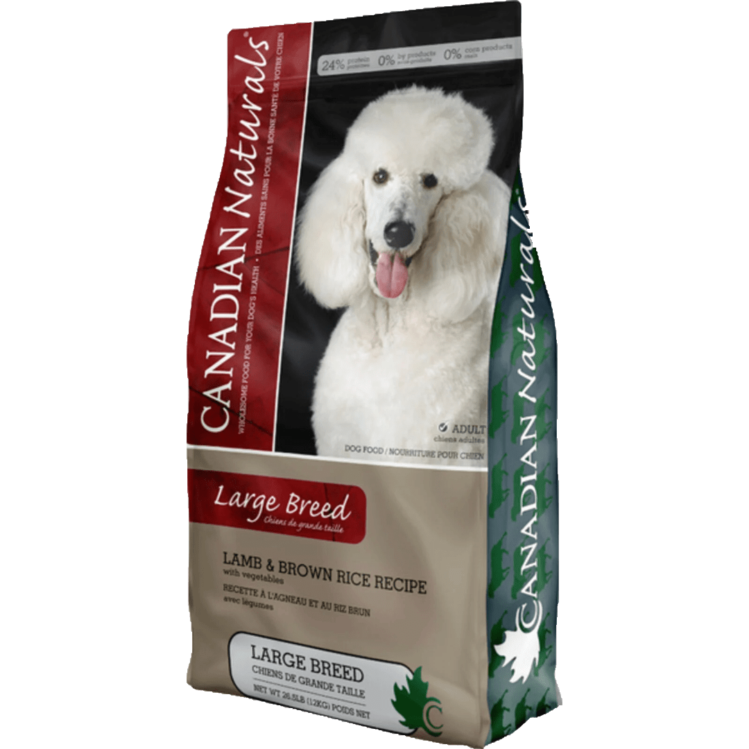 Large Breed Lamb & Brown Rice Recipe for Dogs - Dry Dog Food - Canadian Naturals - PetToba - Canadian Naturals