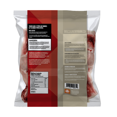 Large Marrow Bone - Frozen Raw Dog Treats - Big Country Raw - PetToba - Big Country Raw