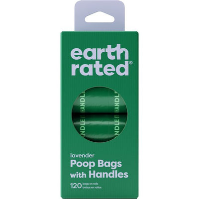 Lavender Poop Bags with Handles - Dog Supplies - Earth Rated - PetToba - Earth Rated