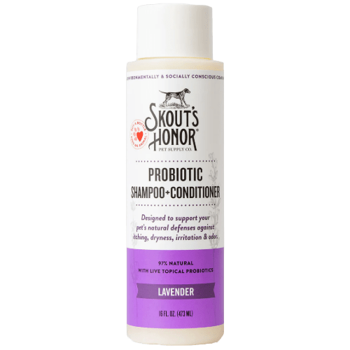 Lavender Probiotic Dog/Cat Shampoo & Conditioner (2 - In - 1) - Skout's Honor - PetToba - Skout's Honor