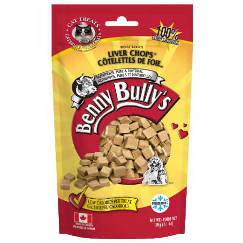 Liver Chops Original Cat Treat 25g - Benny Bullys - PetToba - Benny Bullys