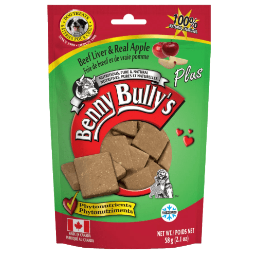 Liver Plus Apple Dog Treats 58 gm - Benny Bullys - PetToba - Benny Bullys