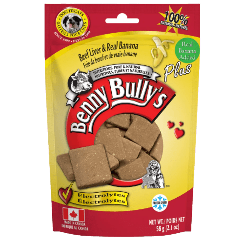 Liver Plus Banana Dog Treats 58 gm - Benny Bullys - PetToba - Benny Bullys