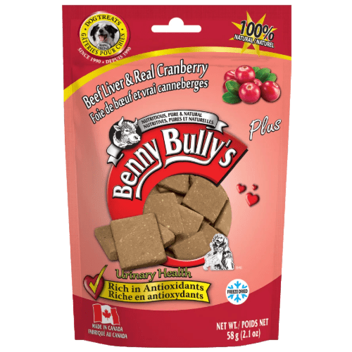 Liver Plus Cranberry Dog Treats 58 gm - Benny Bullys - PetToba - Benny Bullys