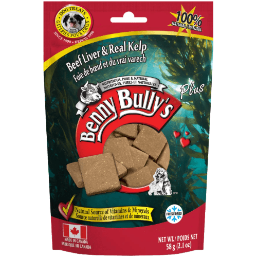 Liver Plus Kelp Dog Treats 58 gm - Benny Bullys - PetToba - Benny Bullys