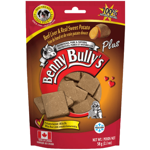 Liver Plus Sweet Potato Dog Treats 58 gm - Benny Bullys - PetToba - Benny Bullys