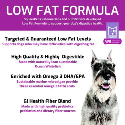 Low Fat Formula - Dry Dog Food - SquarePet - PetToba - SquarePet