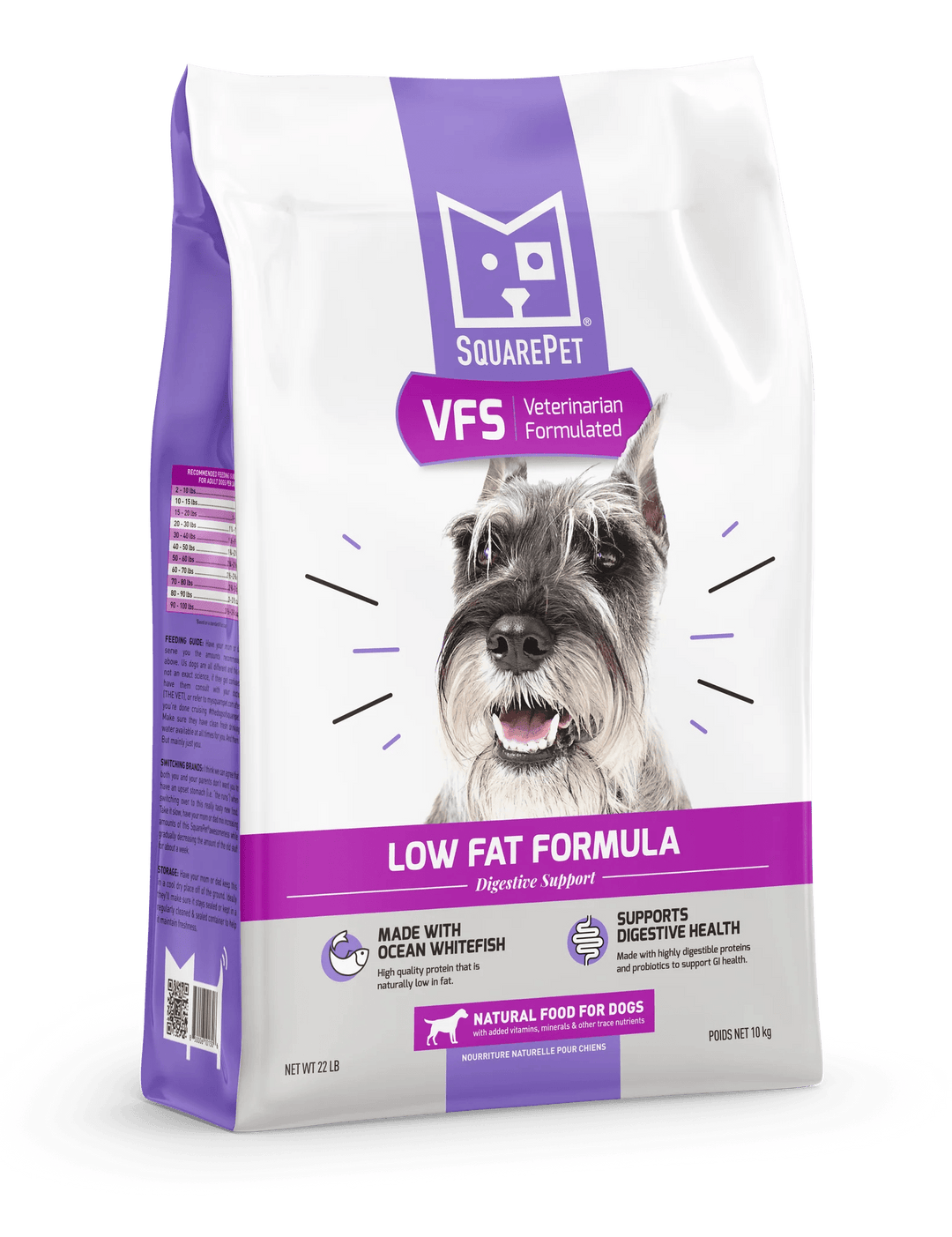 SquarePet VFS Low Fat Formula Dry Dog Food 22 lb