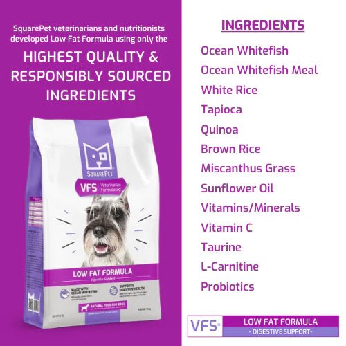 Low Fat Formula - Dry Dog Food - SquarePet - PetToba - SquarePet