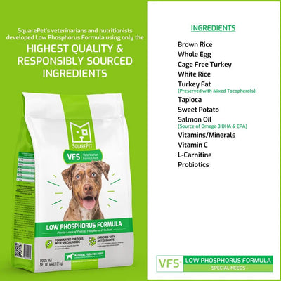 Low Phosphorous Formula - Dry Dog Food - SquarePet - PetToba - SquarePet