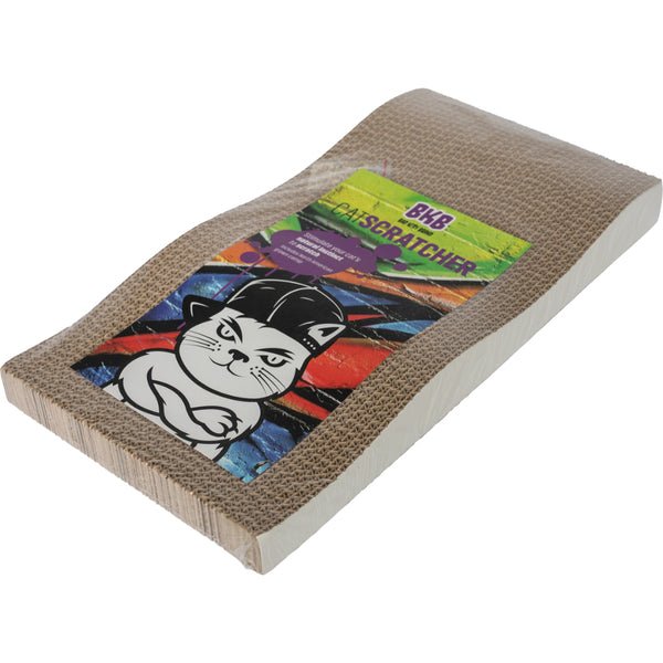 Making Waves Cardboard Scratcher - Cat Supplies - Bad Kitty Brand - PetToba - Bad Kitty Brand