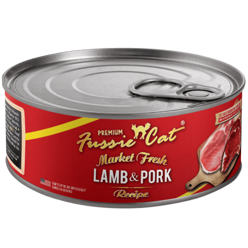 Market Fresh Lamb and Pork Wet Cat Food 5.5 oz - Fussie Cat - PetToba - Fussie Cat