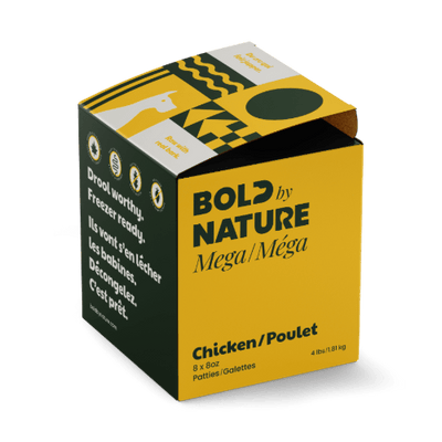 Mega Chicken - Frozen Raw Dog Food - Bold By Nature - PetToba - Bold By Nature