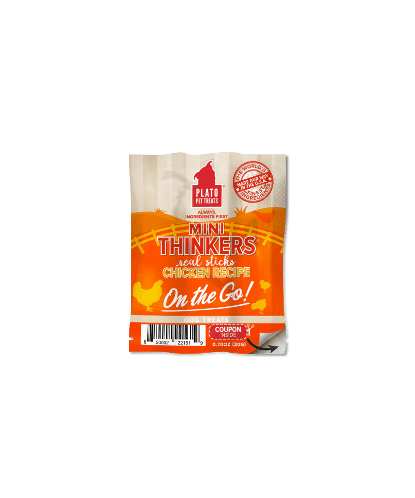 Mini Thinkers Chicken - On The Go! Treats - Dog Treats - Plato - PetToba - Plato